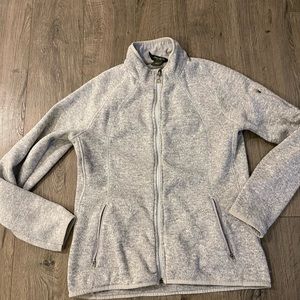 Size large zip up